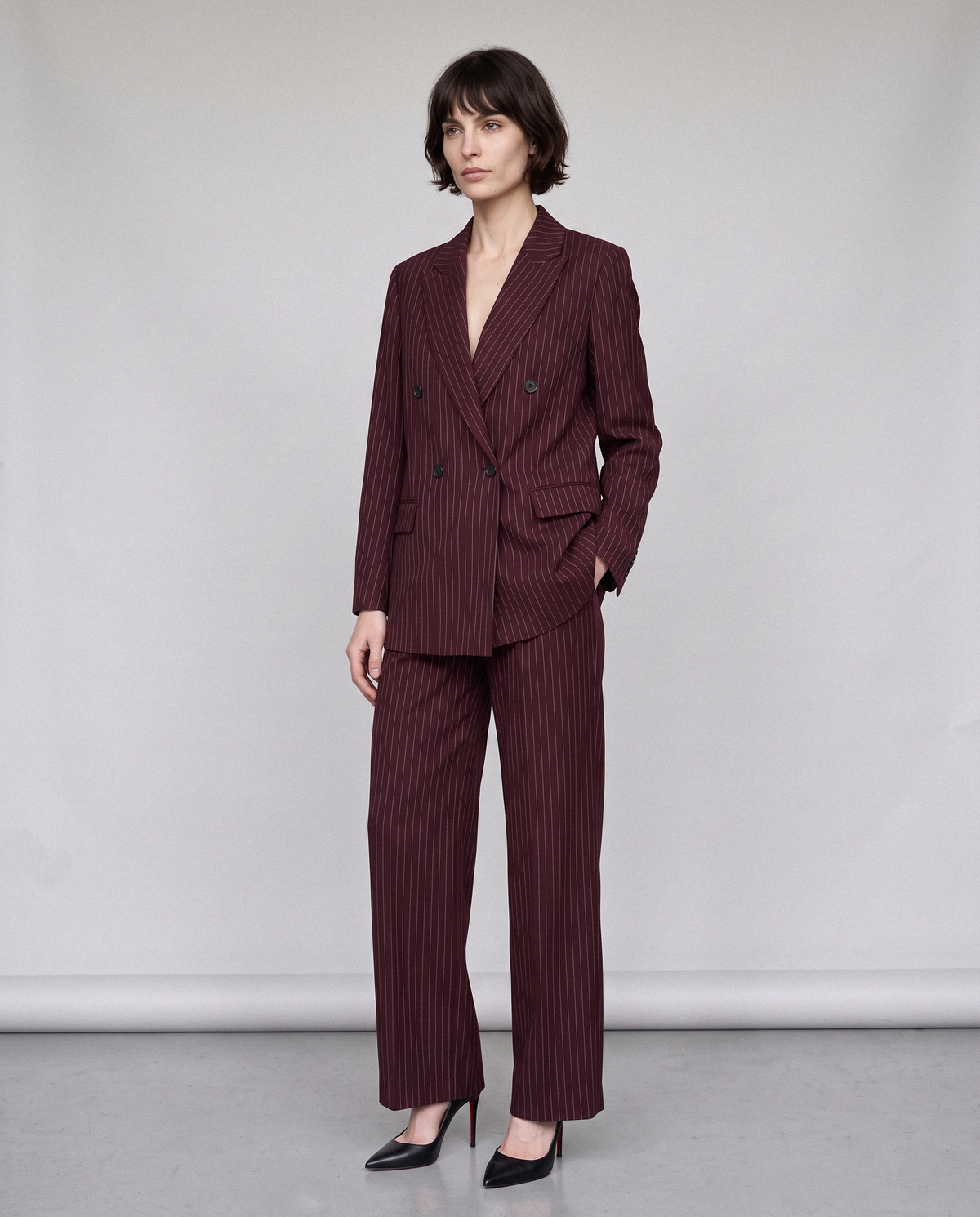 The Executive Pinstripe Tailleur