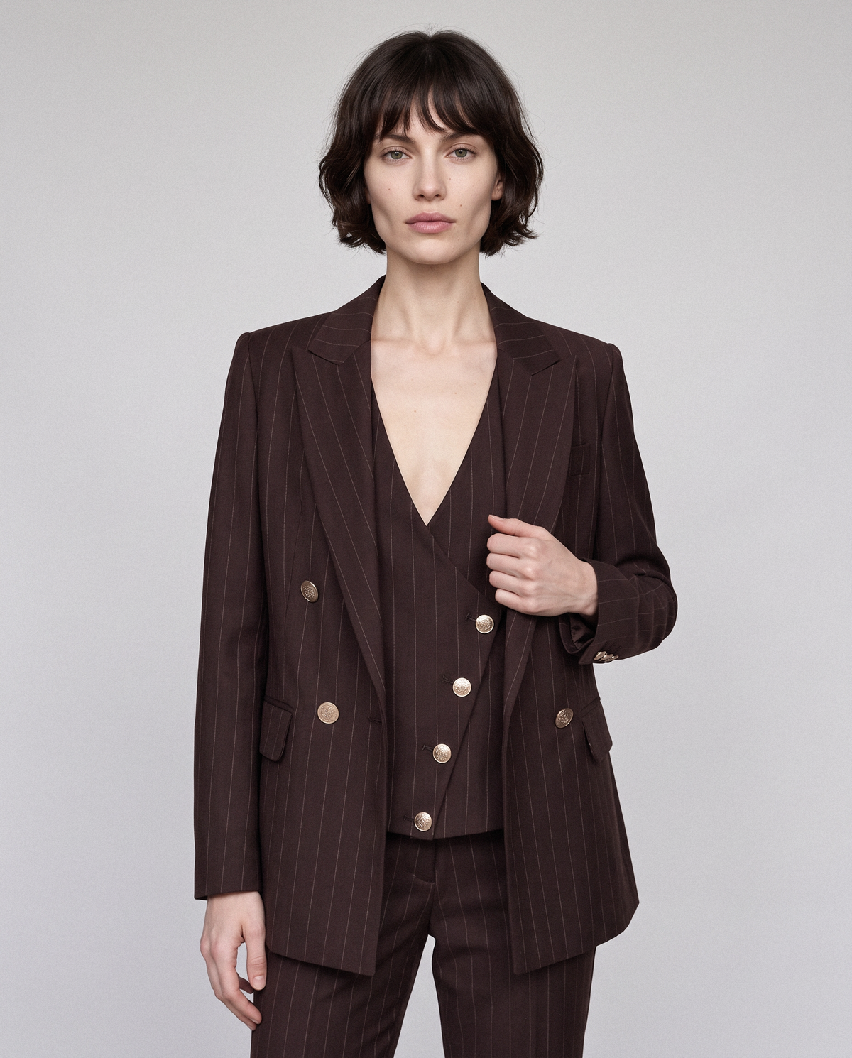 The Power Pinstripe Suit