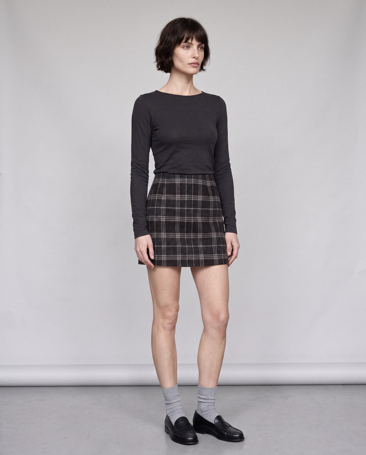 City Check Skirt