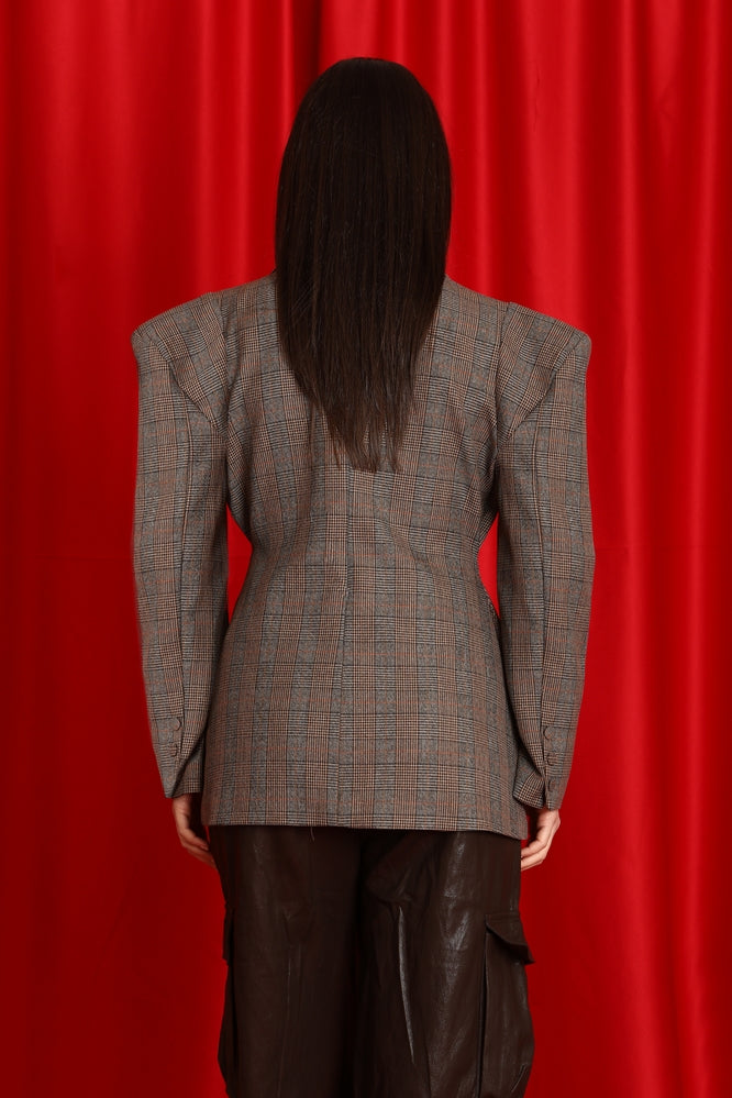 Blazer extreme monopetto quadri