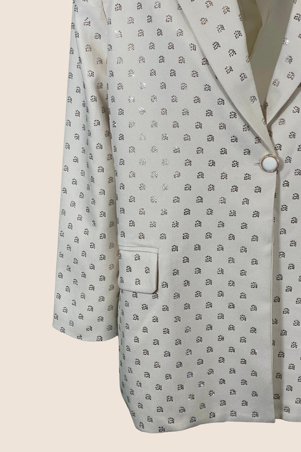 Glam Over Single Breasted Black Blazer