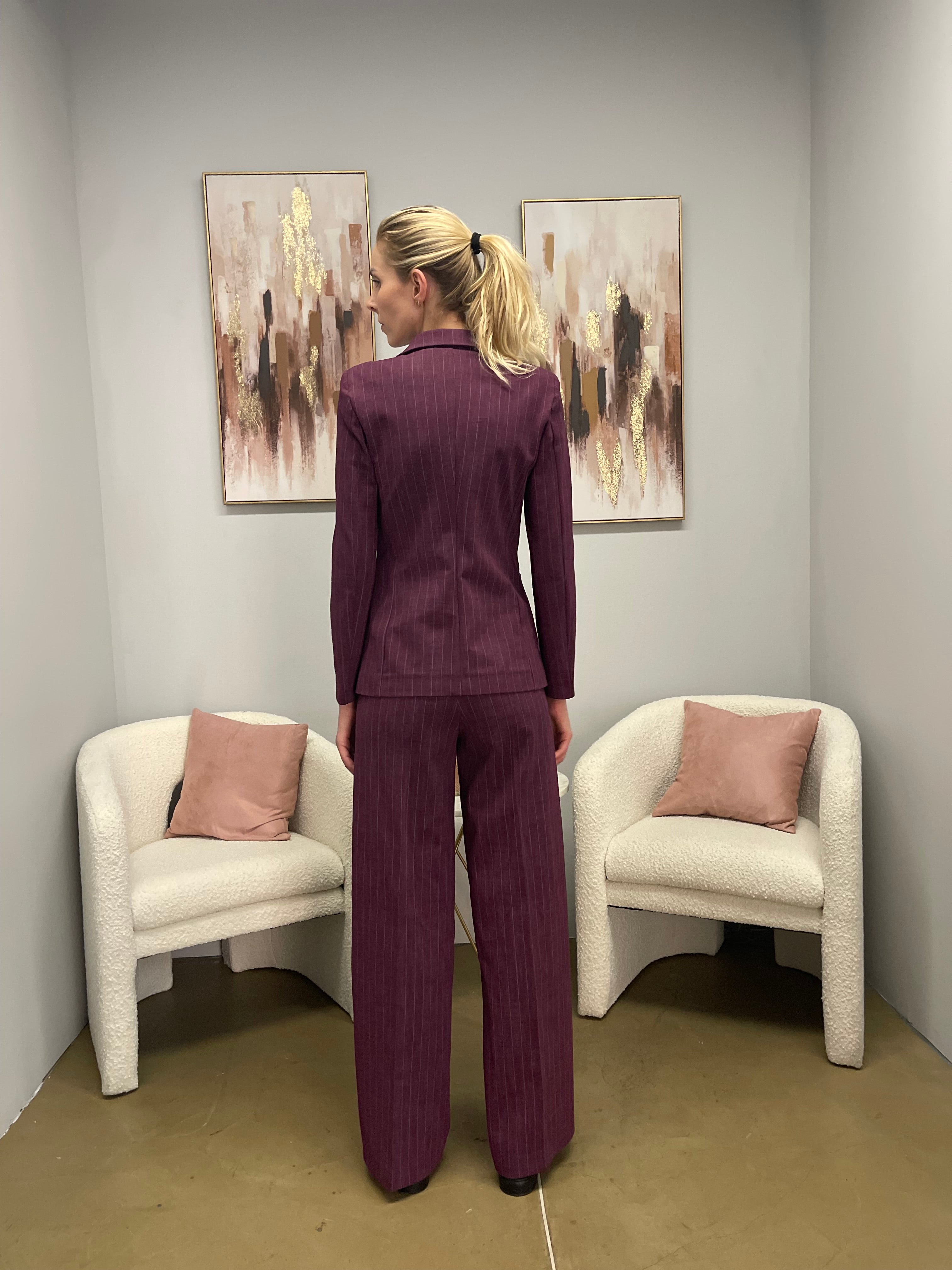 Tailleur  Doppiopetto Gessato